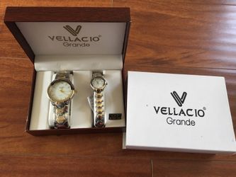 Brand new Vellacio Grande his and hers watch set