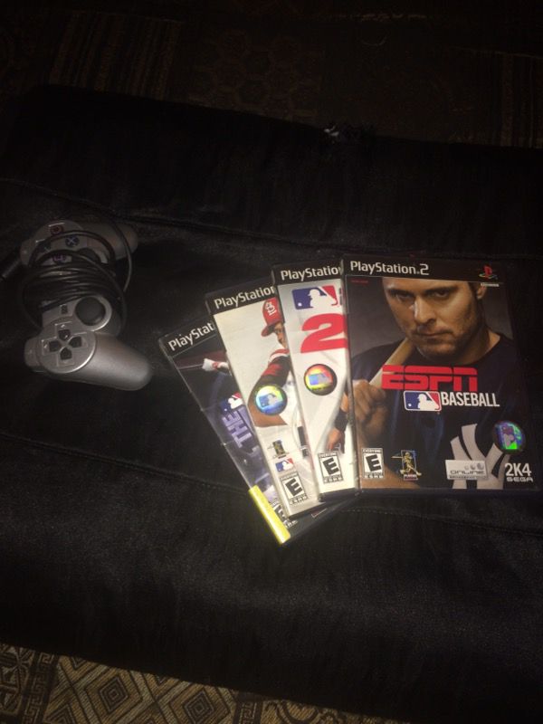 Couple games and controller for ps2