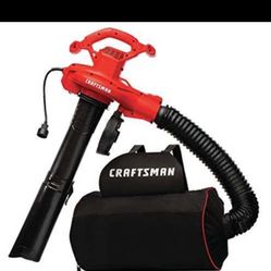 CRAFTSMAN 3-in-1 Leaf Blower, Leaf Vacuum and Mulcher, Up to 260 MPH, 12 Amp, Corded Electric (CMEBL7000)