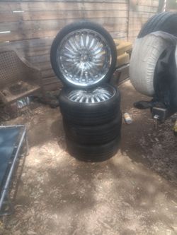 20" chrome Panther rims