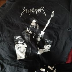 Emperor- Black Metal shirt (Large)