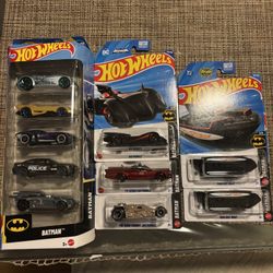 Hot Wheels Batman Cars $3 Each / 5 Pack $12