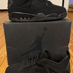 Air Jordan 4 Retro Black Cats Men’s 12