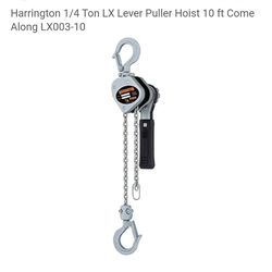 Harrington 1/4 ton chain hoist