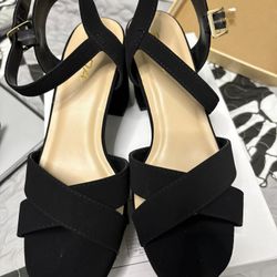 Low Black Heels