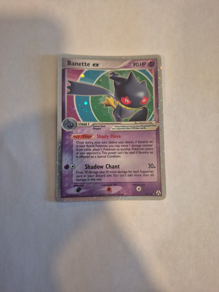 Banette EX Pokémon Card 