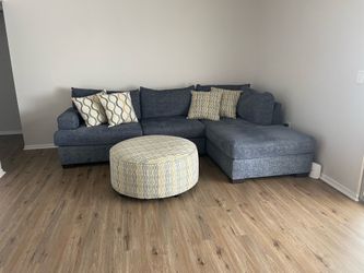 Couch and ottoman