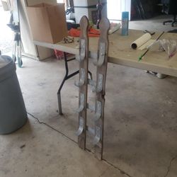 Rustic Wine Bottle Rack