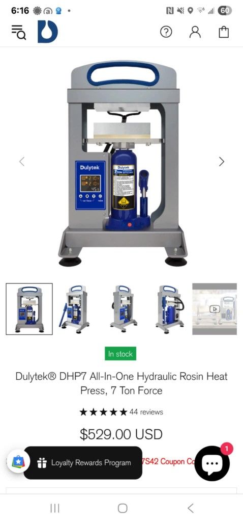 Dulytek 7ton Hydrologic Bottle Jack