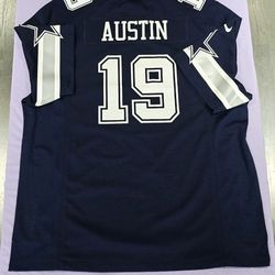 NEW Nike NFL Mens Dallas Cowboys Austin Blue Jersey Size XL Authentic