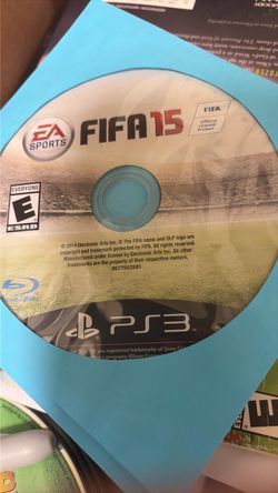 FIFA 15 PS3 Game Disc playstation 3 soccer