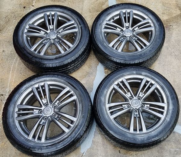 INFINITI G25 G37 Q40 SEDAN 17"INCH WHEEL RIM W/TIRE 5x114.3