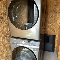 Samsung smart things steam washer and dryer