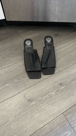Vince Camuto Black Square toe heels