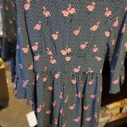 Zara Flamingo Dress XS -S
