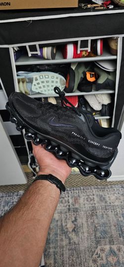 Nike air liquid max x fragment design black