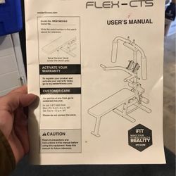 Weirder Flex CTS Home Gym, Complete (make offer)