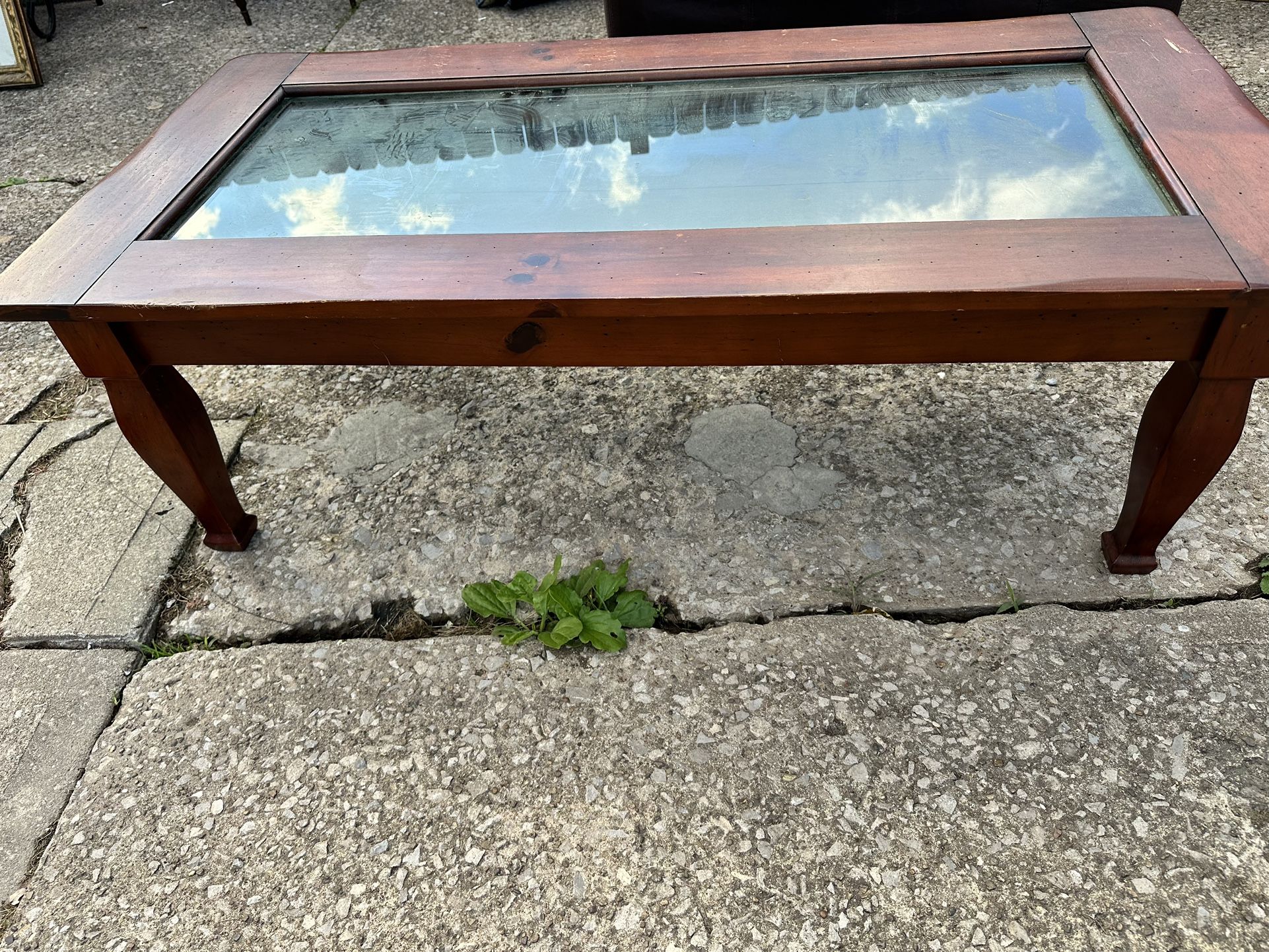 Vintage Shadow Box Coffee Table 