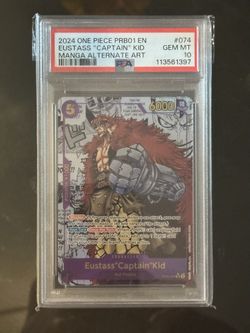 Prb-01 Psa 10 Eustass Captain kid Manga ! 