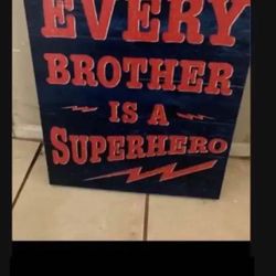 Big Brother Wall decor 16x15