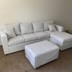 Sectional With Ottoman Brand New ¡¡NOW IN STOCK!! 