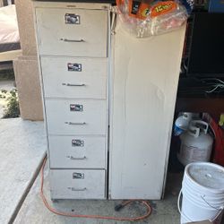 2 Large File Cabinets 