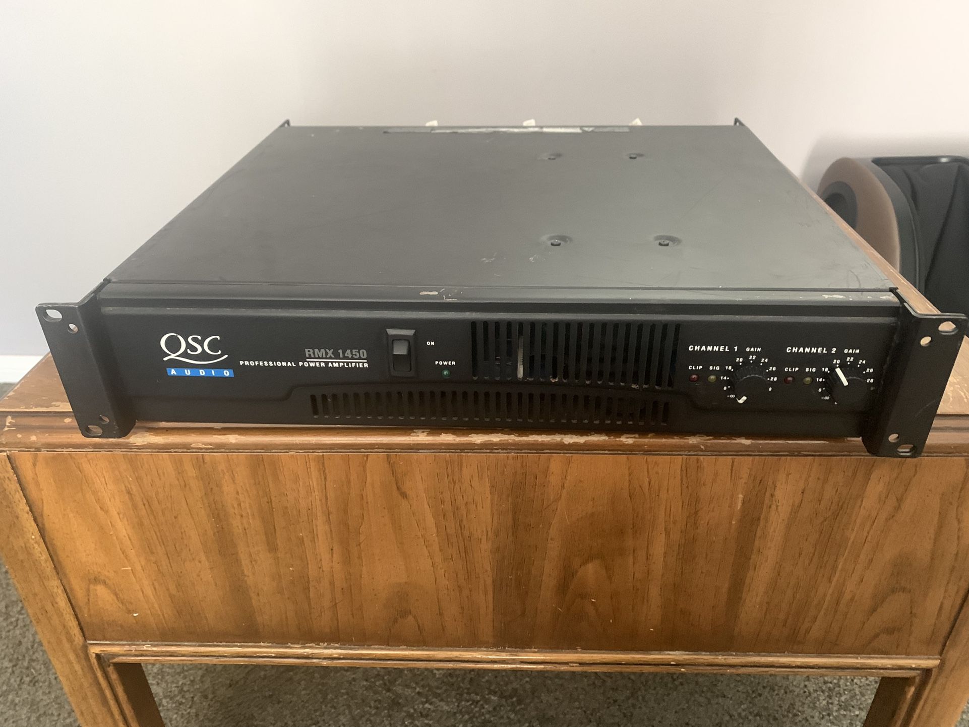 Qsc Audio RMX 1450 Professional Power Amplifier 2-Channel Amplifier Control Unit