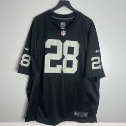 Las Vegas Raider Josh Jacobs Football Jersey Mens XXL Black Nike Oakland