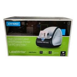 Dymo LabelWriter 450 Thermal Label Writer Printer w AC Adapter & USB 1750283 BOX