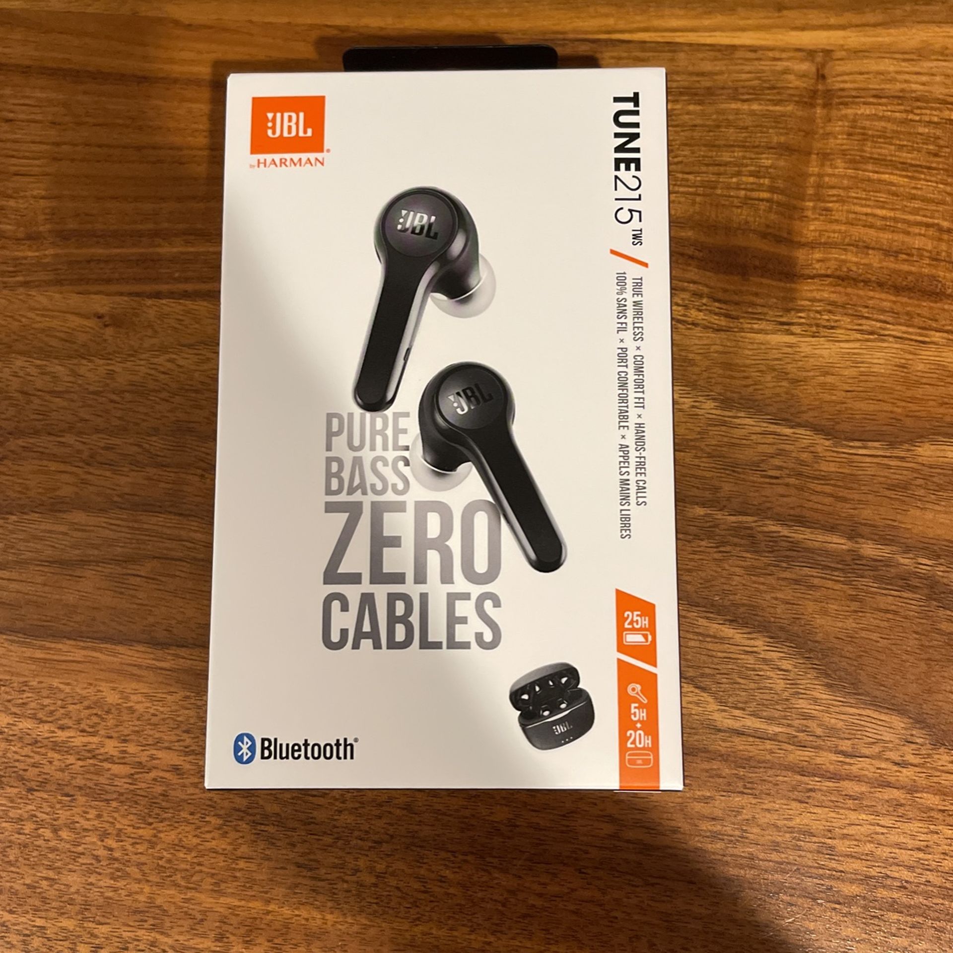 JBL Tune215 TWS Bluetooth Wireless Headset Unopened
