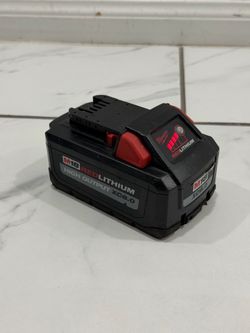 M18 Red Lithium High Output XC8.0 Ah Battery (Used like new)