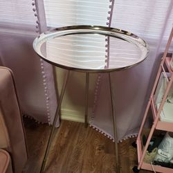 Metallic Side Table 