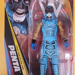 Mattel WWE Penta Main Event Series 163 Boxed Action Figure Plastic Blue Black