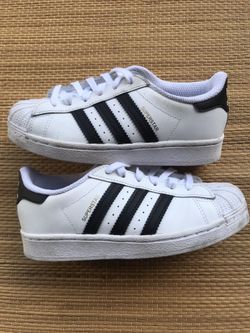 adidas Superstar Kids Size 13 1/2  $30
