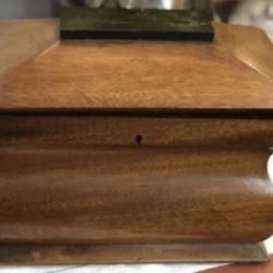 William IV Mahogany Sarcophagus Form Tea Caddy Circa 1(contact info removed)