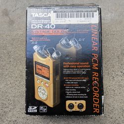 Tascam Dr-40 Digital Recorder Gold