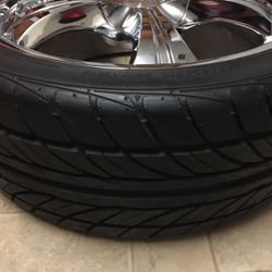 18” Katana Destiny Rims With Tires 