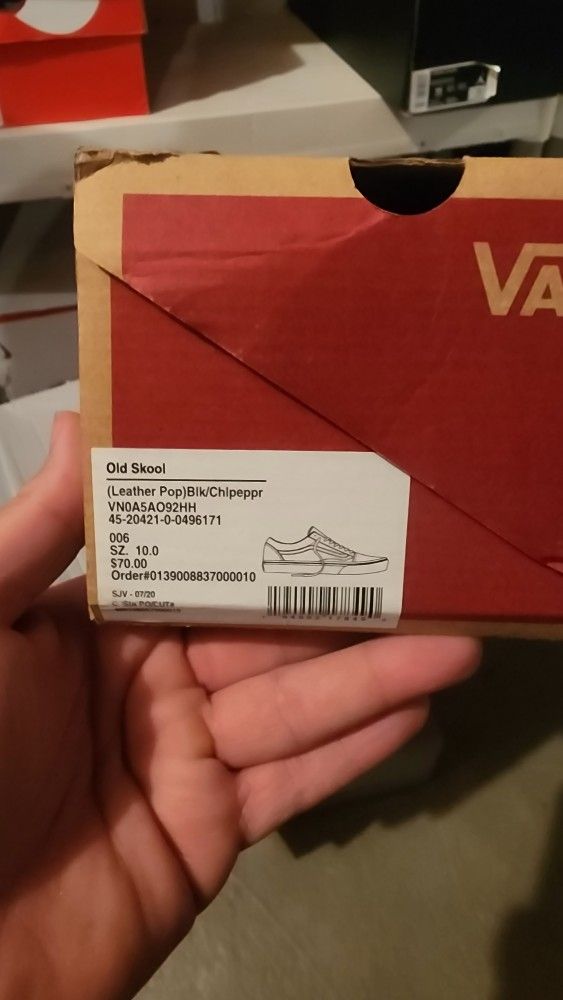 Size 10.5M Vans Old Skool Low