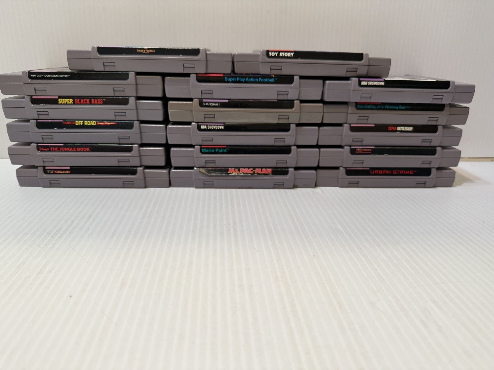 (17) Super Nintendo Game Bundle ( Selling As Bundle Only)