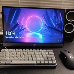 ASUS ROG Strix 17.3" 1080P Portable Gaming Monitor (XG17AHP)-FHD, IPS, 240Hz,