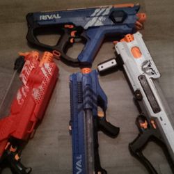 Nerf  Rival, 5000, 6000, 1200, And 10K