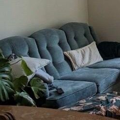 Vintage Blue Couch