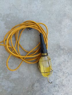 Extension cord with light