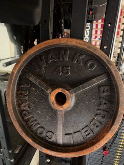 45 pound weight plates