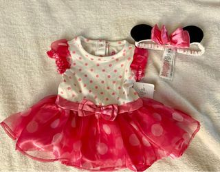 Disney Baby Minnie Mouse Dress and Headband Set