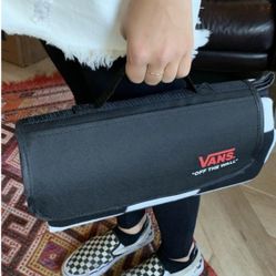 Vans- Double Sided Rolled Travel/Picnic Fleece Blanket