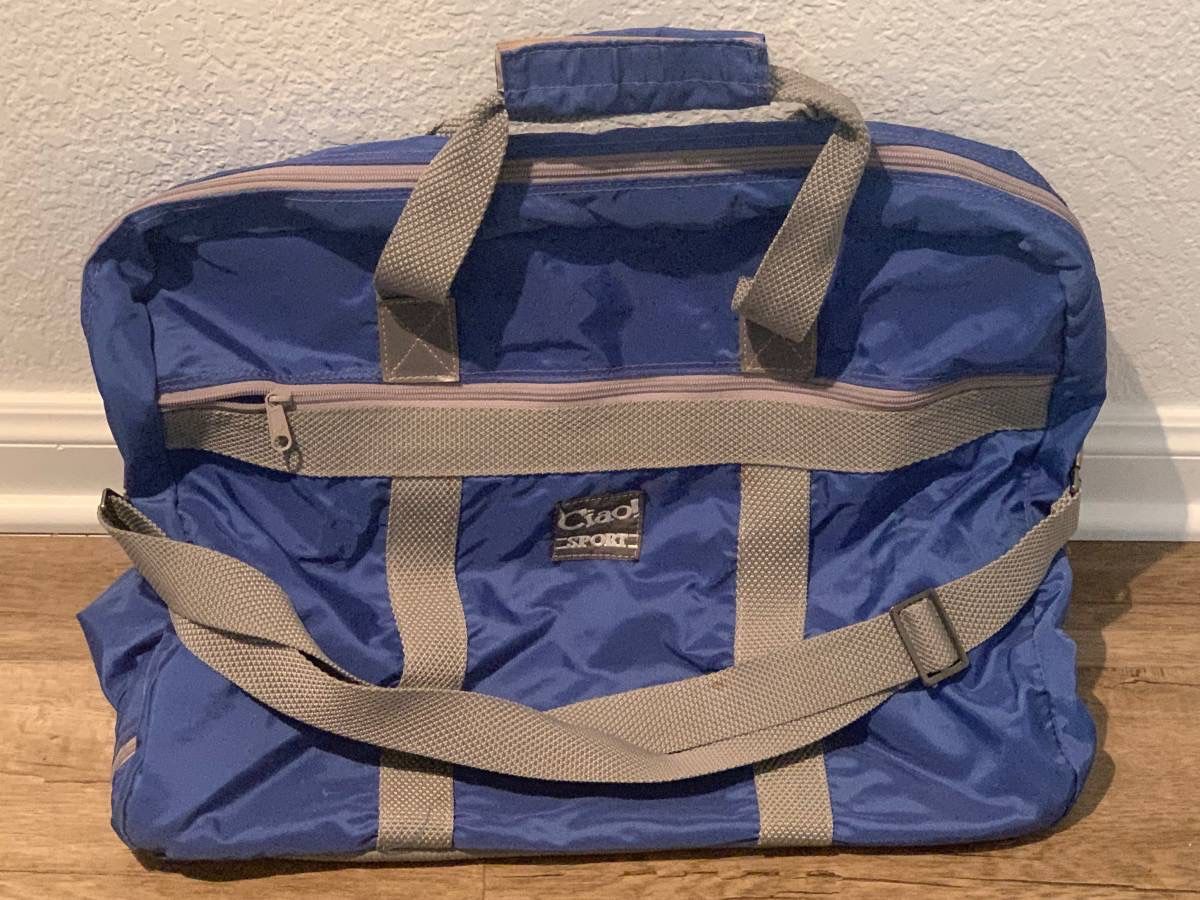 🛄 XL Luggage/Duffle Bag, Zipper Pockets, Handle, Shoulder Strap
