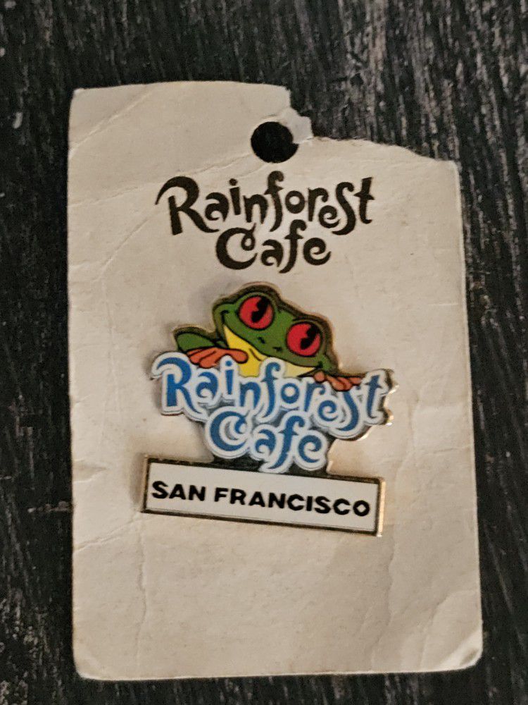 #Vintage #Disney #Rainforest Cafe #Pin #San Francisco 