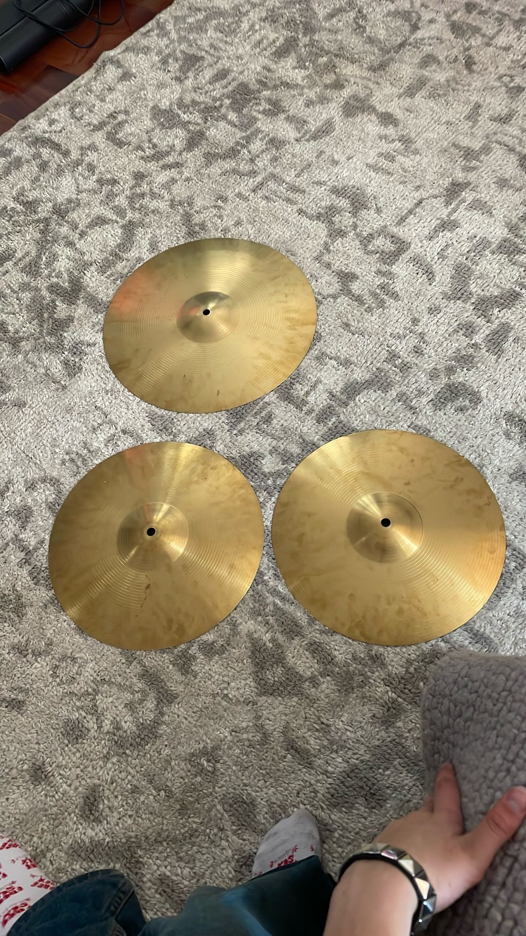 Set Of Hi Hat And 1 Crash