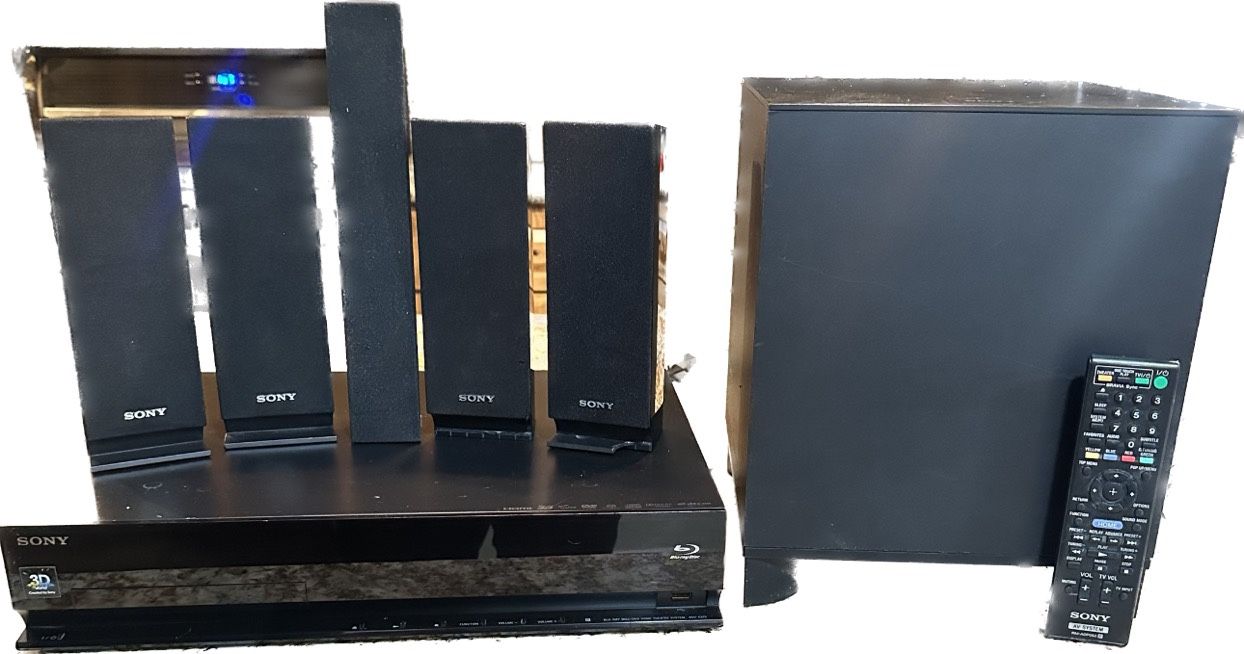 Sony BDV-E370 3D Blu-Ray Full Home Theater System 5.1 With Remote